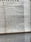 1840s Christian Religious Newspaper, Original Christian Memorabilia, Jesus Prayer and Protestant Wall Decor, Evangelical Art Decor, Baptist