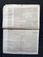 1840s Christian Religious Newspaper, Original Christian Memorabilia, Jesus Prayer and Protestant Wall Decor, Evangelical Art Decor, Baptist