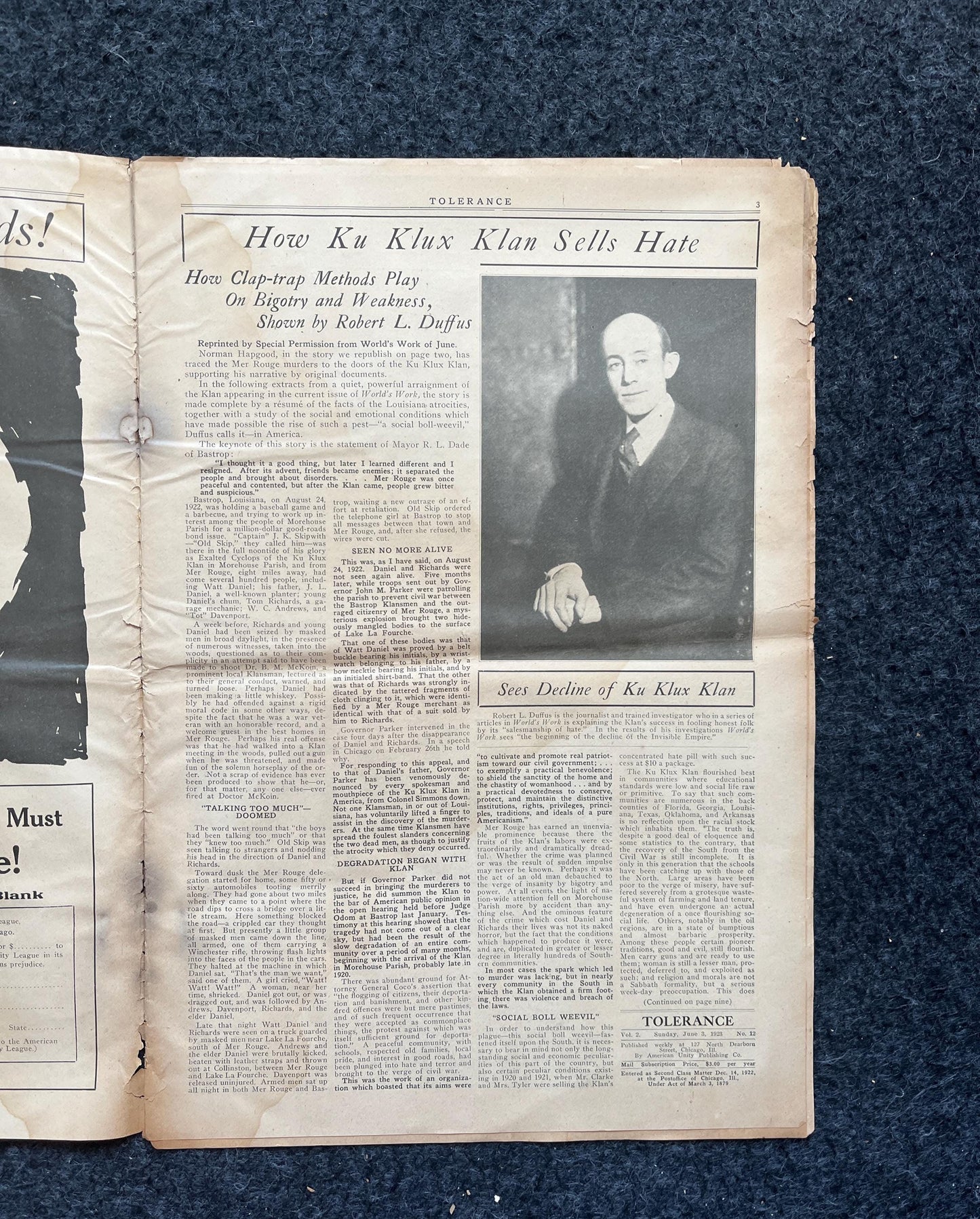 1923 Tolerance Anti Hate Catholic Newspaper, Civil Rights History Black Lives Matter, Catholic Gifts, Great Depression Art, Black Decor