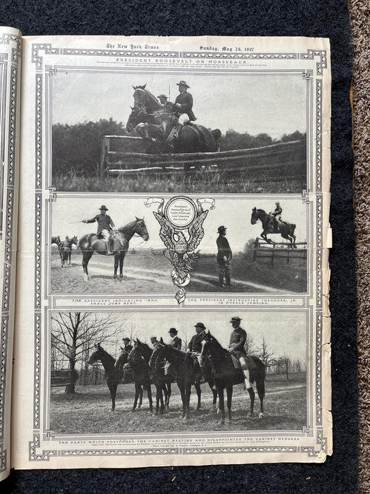 WWI France Fights for Survival, Vintage Newspaper Pictorial Section, World War One Memorabilia and Gifts, History French Decor Artwork