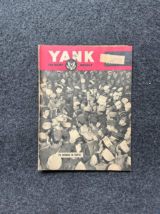 1945 WW2 Yank Magazine Collectible Military Magazine Memorabilia, Gifts for Him, Anniversary Gifts, Vintage Military Wall Decoration, Army
