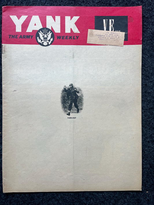 1945 Victory WW2 Yank Magazine Collectible Military Magazine Memorabilia, Gifts for Him, Anniversary Gifts, Vintage Military Wall Decoration