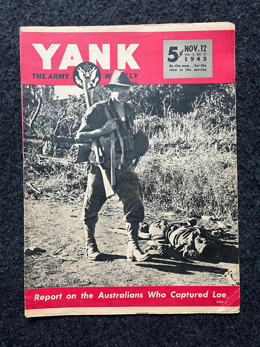 1945 WW2 Yank Magazine Collectible Military Magazine Memorabilia, Gifts for Him, Anniversary Gifts, Vintage Military Wall Decoration, Army