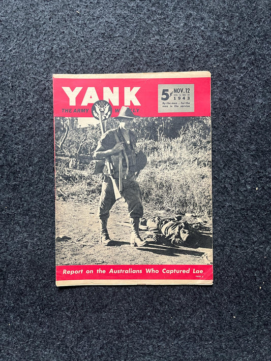 1945 WW2 Yank Magazine Collectible Military Magazine Memorabilia, Gifts for Him, Anniversary Gifts, Vintage Military Wall Decoration, Army