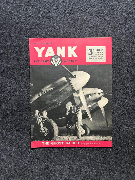 1945 WW2 Yank Magazine Collectible Military Magazine Memorabilia, Gifts for Him, Anniversary Gifts, Vintage Military Wall Decoration, Army