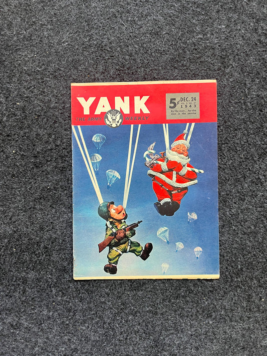 1945 WW2 Yank Magazine Collectible Military Magazine Memorabilia, Gifts for Him, Anniversary Gifts, Vintage Military Wall Decoration, Army