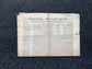 1840s Christian Religious Newspaper, Original Christian Memorabilia, Jesus Prayer and Protestant Wall Decor, Evangelical Art Decor, Catholic