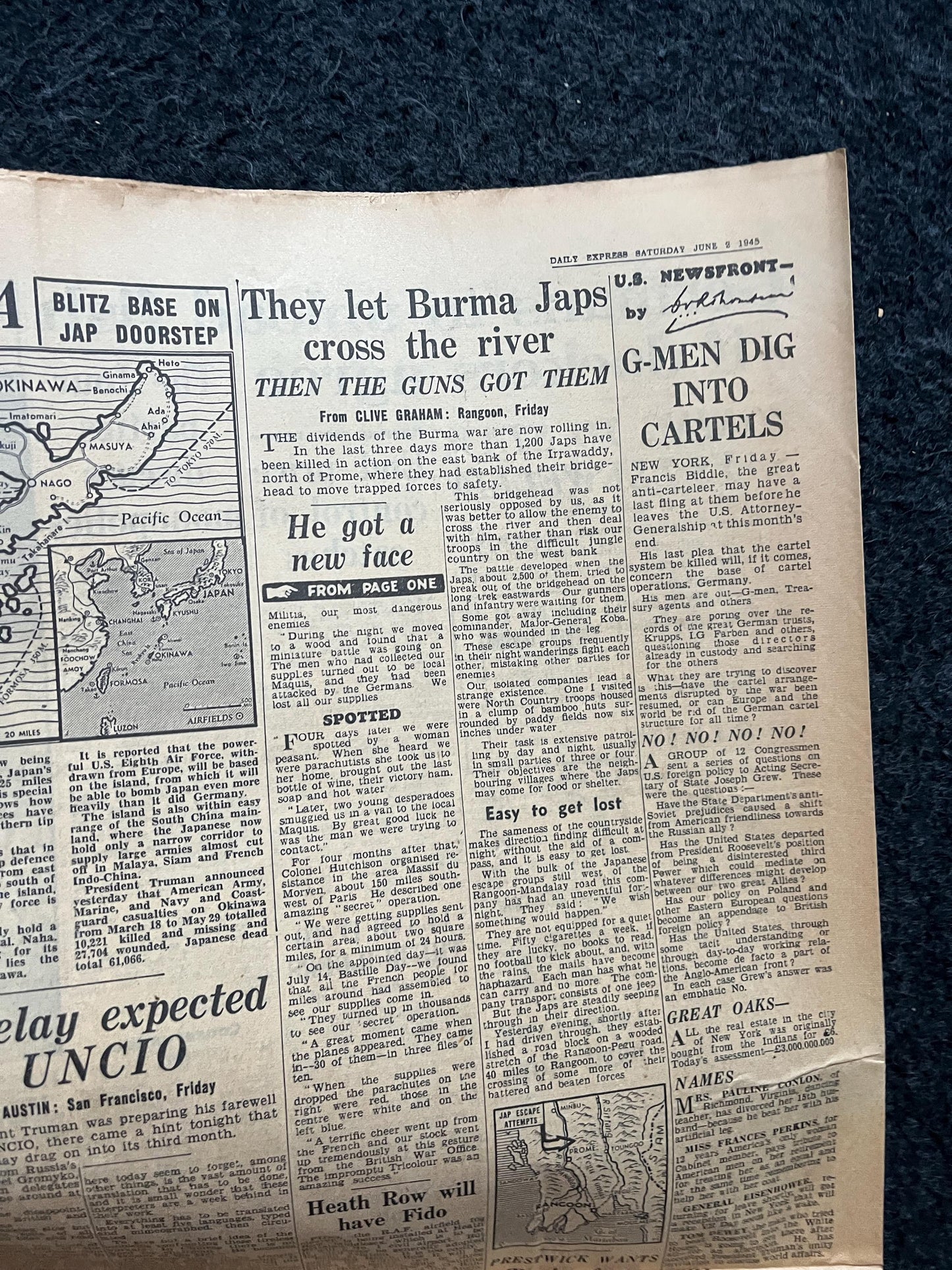1945 World War II Charles de Gaulle, Syria Crisis in France