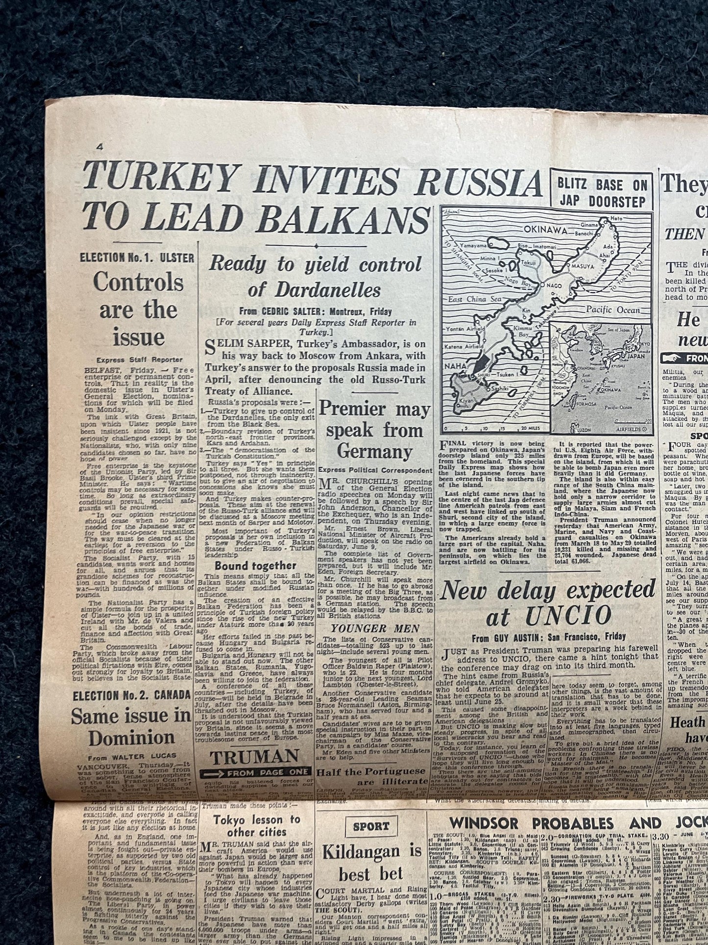 1945 World War II Charles de Gaulle, Syria Crisis in France