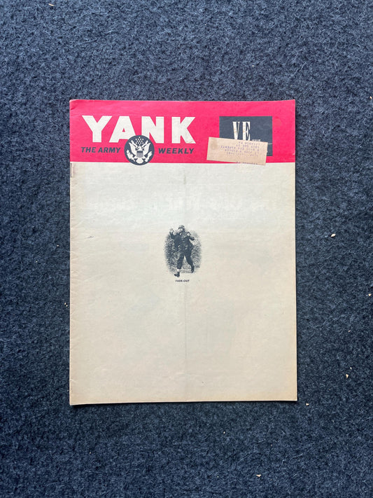 1945 Victory WW2 Yank Magazine Collectible Military Magazine Memorabilia, Gifts for Him, Anniversary Gifts, Vintage Military Wall Decoration