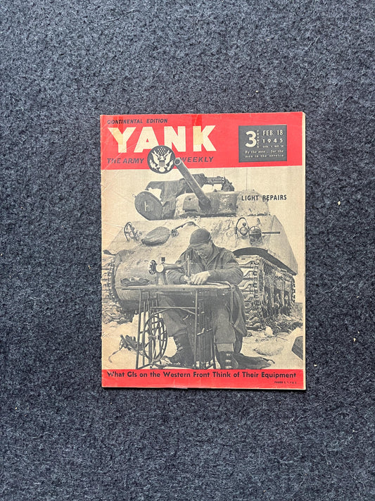 1945 GI Sketch Book WW2 Yank Magazine Collectible Military Magazine Memorabilia, Gifts for Him, Anniversary Gifts, Military Wall Decoration