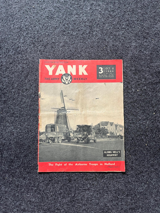 1945 WW2 Yank Magazine Collectible Military Magazine Memorabilia, Gifts for Him, Anniversary Gifts, Vintage Military Wall Decoration, Army