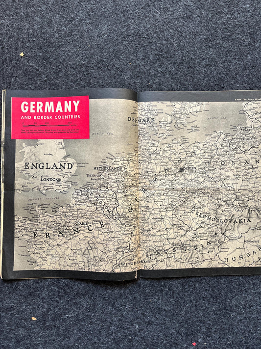 1945 Flight Nursing Yank Magazine Collectible Military Magazine Memorabilia, Gifts for Him and Her, Vintage Military Wall Decoration