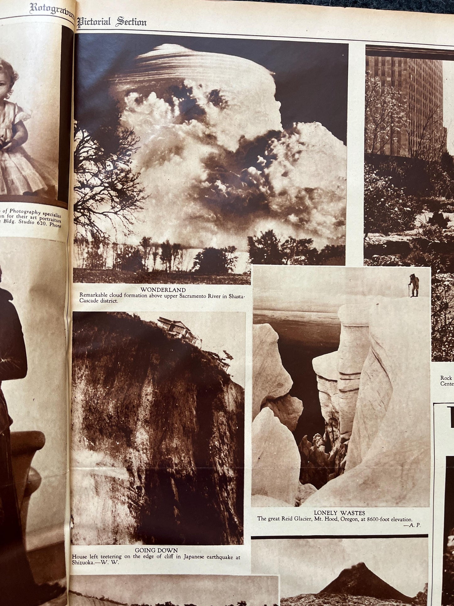 1936 SF Nightlife and Bridges, San Francisco Souvenirs, Celebration of SF Pride History, Bay Area Bridge, vintage Newspaper