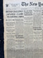 1934 Jon Dillinger Escapes Posse Newspaper, Gifts for Him, Kansas City Memorabilia Souvenirs, True Crime Memorabilia, Bar Mancave Gifts