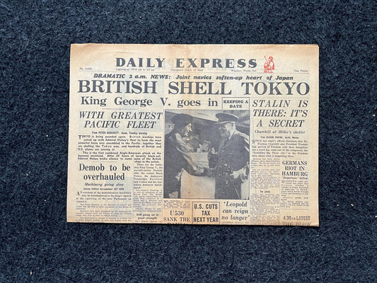 1945 Socialism in Britain, Feminism, Late WW2 European Theatre Newspaper - Original Vintage World War 2 Memorabilia, Dad Gifts