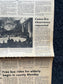 End Of Vietnam War - Nixon Ends War in Vietnam January 24th 1973 - Original Vintage Newspaper