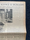 1925 Maria Curie Science Martyr and Radiation Research, Engineering Gifts, Science Education Gifts, Medical Curios, Vintage Newspaper,