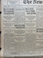 1926 Gangster James Killer Cunniffe Mail Heist, , Original Vintage Newspaper, Great Depression Collectibles, Man Cave Bar Art Gifts for Him