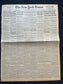1936 Katonah Bandits Captured In Nebraska Original Vintage Newspaper, Great Depression Gangster Collectible, Man Cave Bar Art, Gift for Him