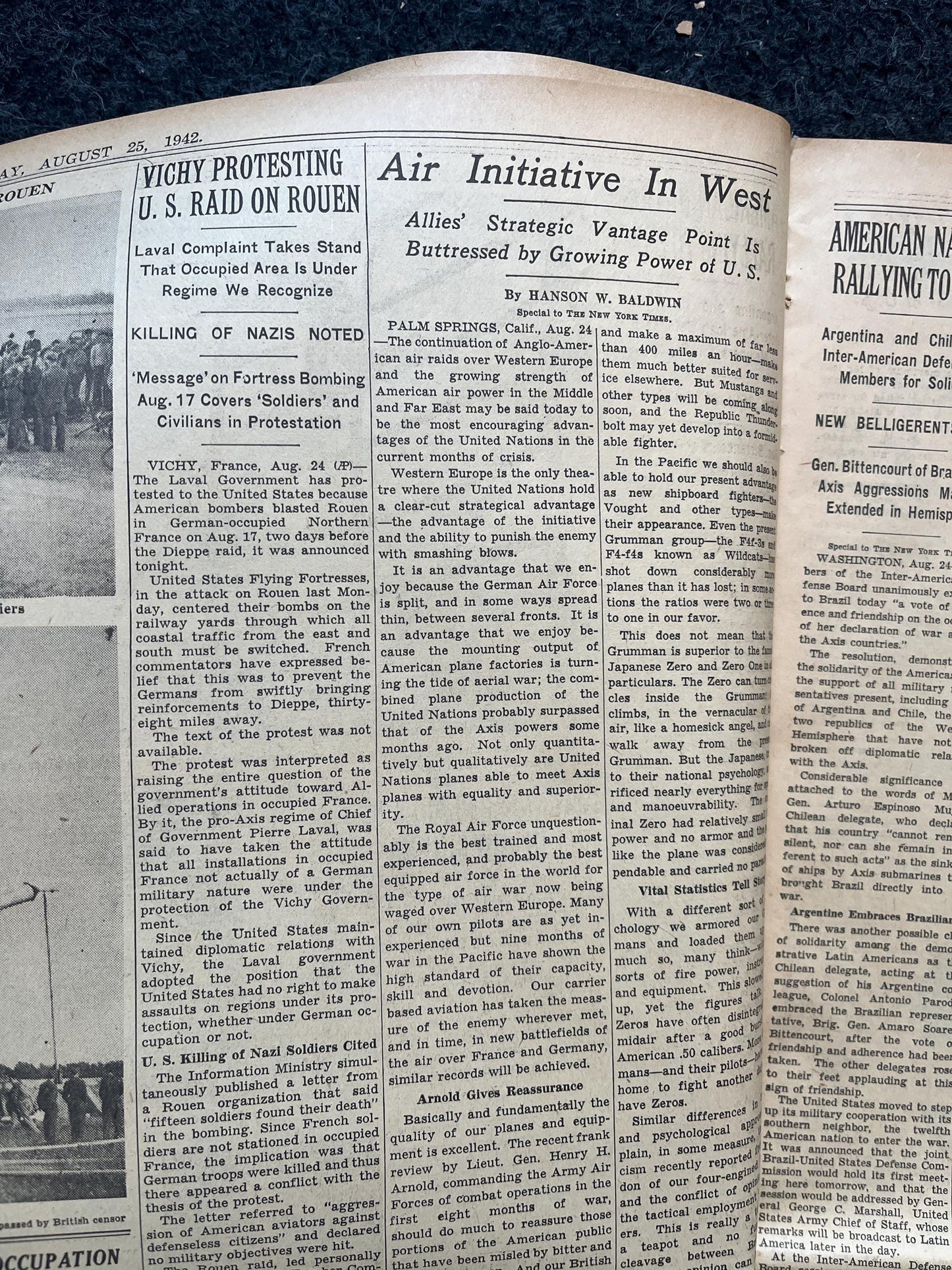 1942 Battle For Stalingrad, Operation Barbosa, WW2 German Invasion of Russia, Original Newspaper, Military Gifts, Russian décor, WW3, USSR