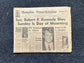 1960 Bobby Kennedy Assassination, Kennedy Assassination Conspiracy, US Presidents Politics, Political Gifts, Democrat Liberal Gifts, JFK Ele