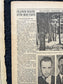 1934 Jon Dillinger Escapes Posse Newspaper, Gifts for Him, Kansas City Memorabilia Souvenirs, True Crime Memorabilia, Bar Mancave Gifts