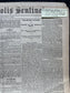 1875 Opening of Vanderbilt University, Vanderbilt Gifts and Souvenirs, Tenessee Gifts, Nashville Souvenirs and Gifts Original Newspaper
