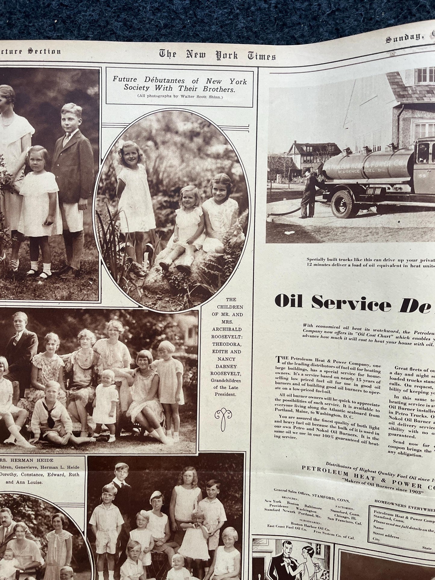 1929 Wreath Laying of WWI Tomb of Unknown Soldier Burial Newspaper, WWI Memorabilia, Arlington Cemetery Burial – US Military