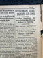 1926 Gangster James Killer Cunniffe Mail Heist, , Original Vintage Newspaper, Great Depression Collectibles, Man Cave Bar Art Gifts for Him