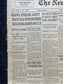 1936 Katonah Bandits Captured In Nebraska Original Vintage Newspaper, Great Depression Gangster Collectible, Man Cave Bar Art, Gift for Him