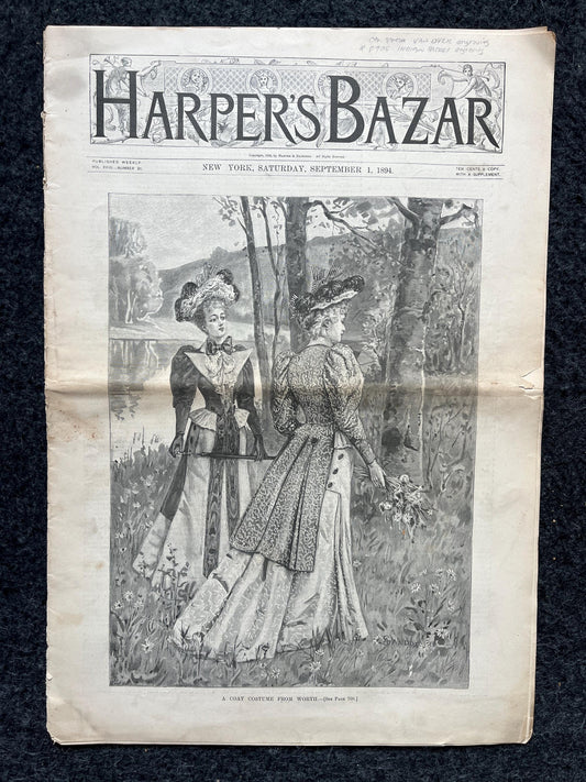 1890s Victorian Era Women's Fashion Choices, Petticoats and Corsets, Original Vintage Newspapers, Vintage Adverts, Dresses and Skirts