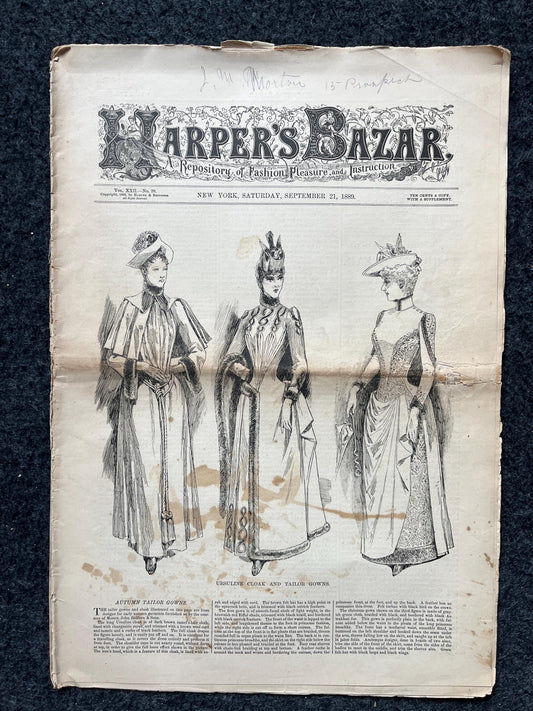 1890s Victorian Era Women's Fashion Choices, Petticoats and Corsets, Original Vintage Newspapers, Vintage Adverts, Dresses and Skirts