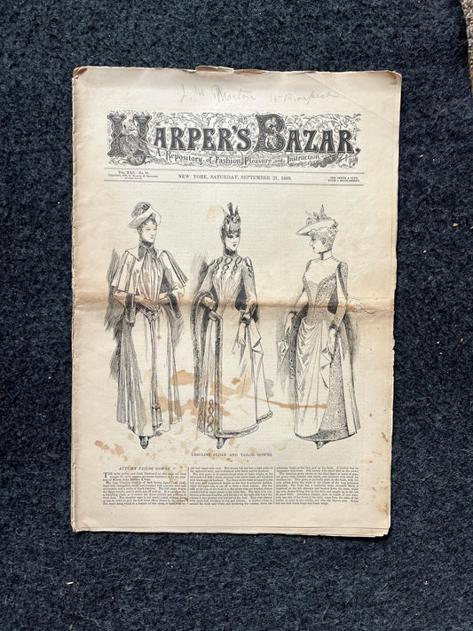 1890s Victorian Era Women's Fashion Choices, Petticoats and Corsets, Original Vintage Newspapers, Vintage Adverts, Dresses and Skirts