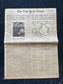 1942 Battle For Stalingrad, Operation Barbosa, WW2 German Invasion of Russia, Original Newspaper, Military Gifts, Russian décor, WW3, USSR