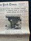 1942 Battle For Stalingrad, Operation Barbosa, WW2 German Invasion of Russia, Original Newspaper, Military Gifts, Russian decor, WW3, USSR