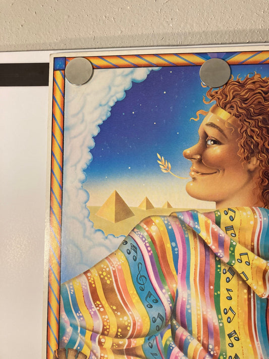 Joseph & The Amazing Technicolor Dreamcoat- Original Vintage Windowcard!