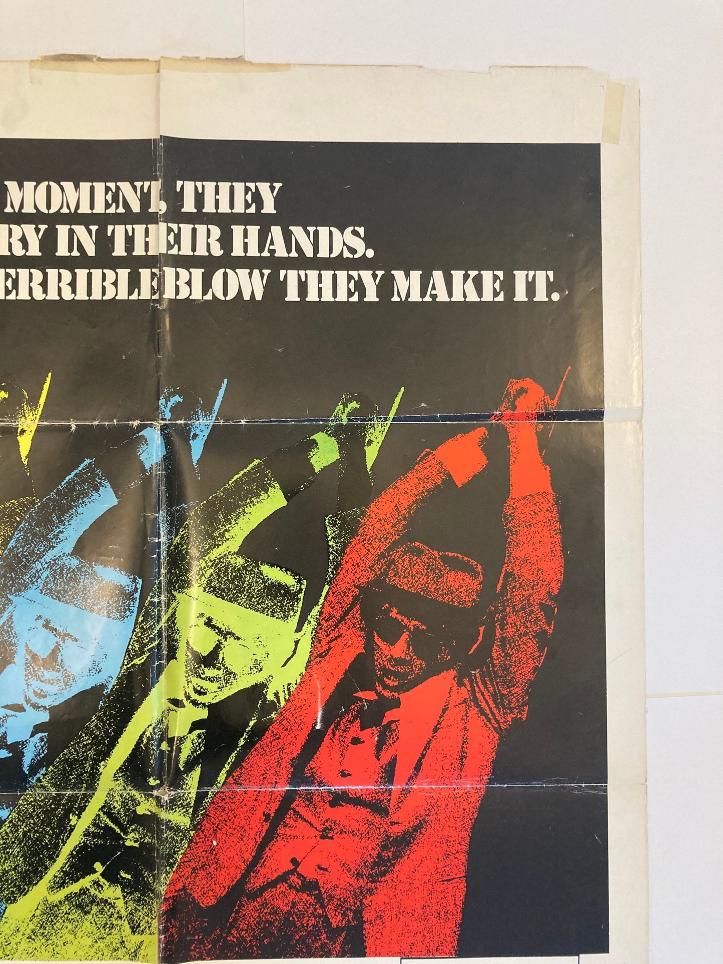 Vintage 1960s -The Assassination of Trostky - Original Russian Move Poster of Leninism vs Stalinism