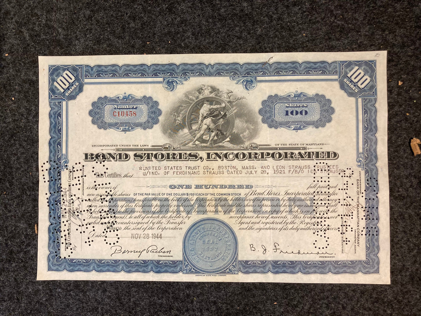 1930s State and Insurance Company Certificates - Money Art - Stock Art -Great Depression Art
