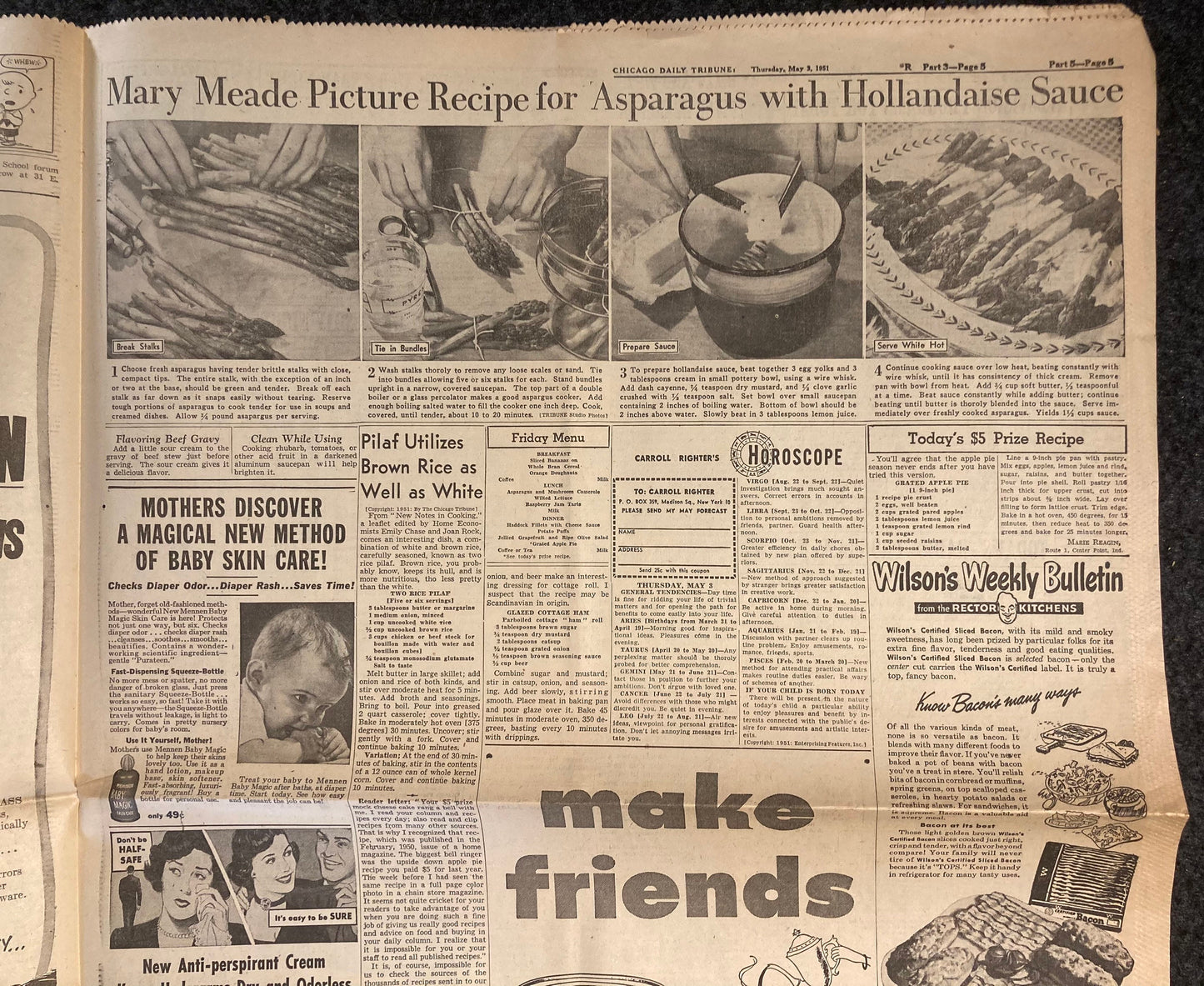 1951 Mother’s Day Buyer’s Guide - Great Art - Mother’s Day Gift - Newspaper on Motherhood and Feminism