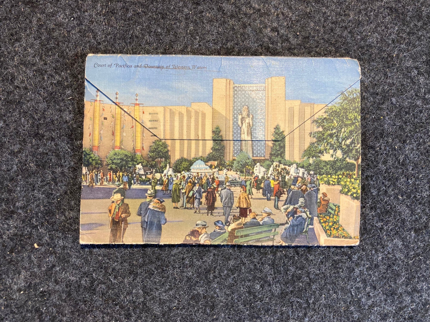 1939 World’s Fair San Francisco Bay Vintage Linen Postcards - Original Postcards