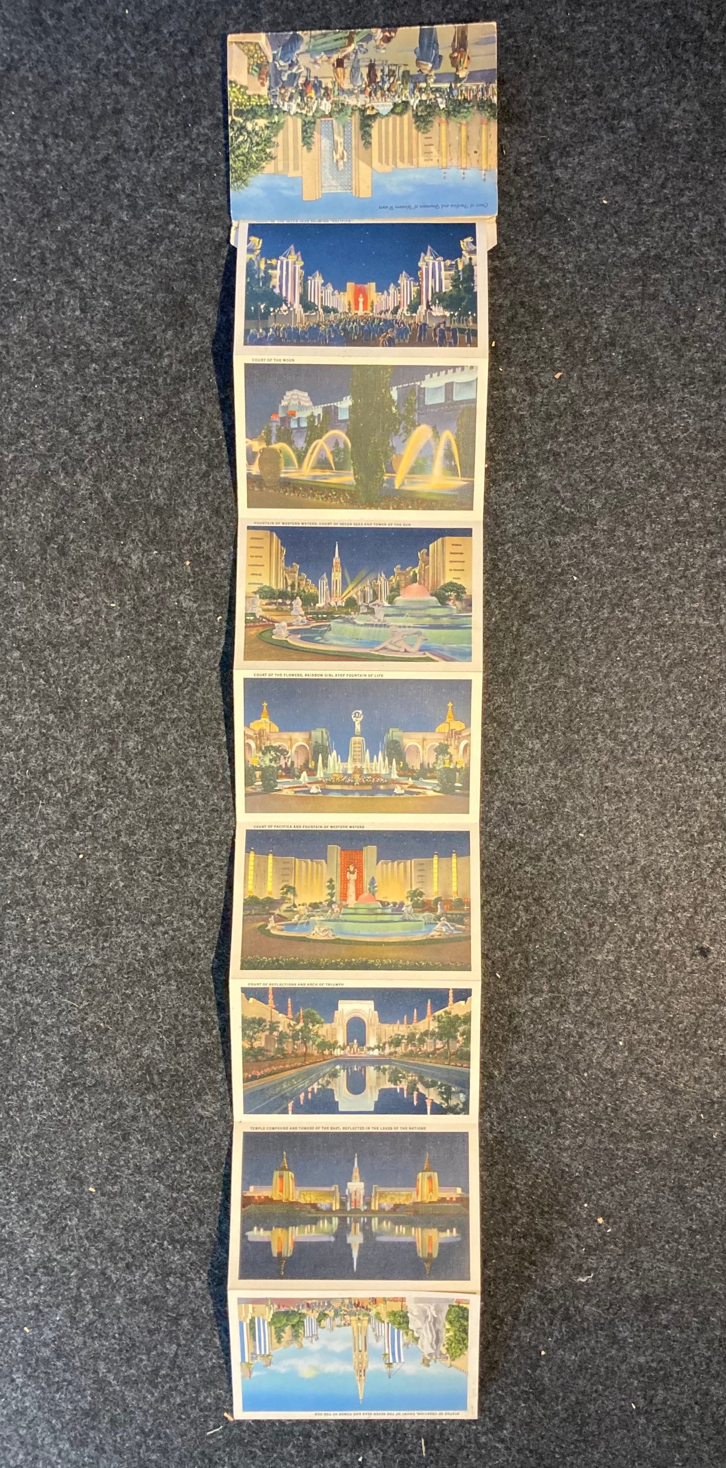 1939 World’s Fair San Francisco Bay Vintage Linen Postcards - Original Postcards