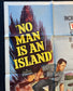 1962 WWII Navy Drama – No Man Is An Island – Jeffrey Hunter in Pacific Theatre Original Vintage Movie Poster