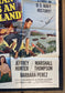 1962 WWII Navy Drama – No Man Is An Island – Jeffrey Hunter in Pacific Theatre Original Vintage Movie Poster