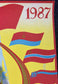 Original 1987 Soviet Union Celebrates Communist Unity and Strength – Various CCCP Flags From around the World – 17 x 23