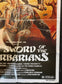 1983 Apocalyptic Adventure - Warriors of the Wasteland - SciFi Apocalypse Mad Max Grunge Vintage Original Movie Poster