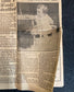 1932 Charles Lindbergh Baby Death – Original Day Of Newspaper – Lindbergh Conspiracy Hauptmann – Original Vintage Newspaper – Conspiracy