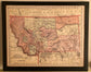 Original 1906 Double sided Map of Maine and South America - Antique Framed Or Unframed Map – American Cartography Vintage Atlas Map Wall