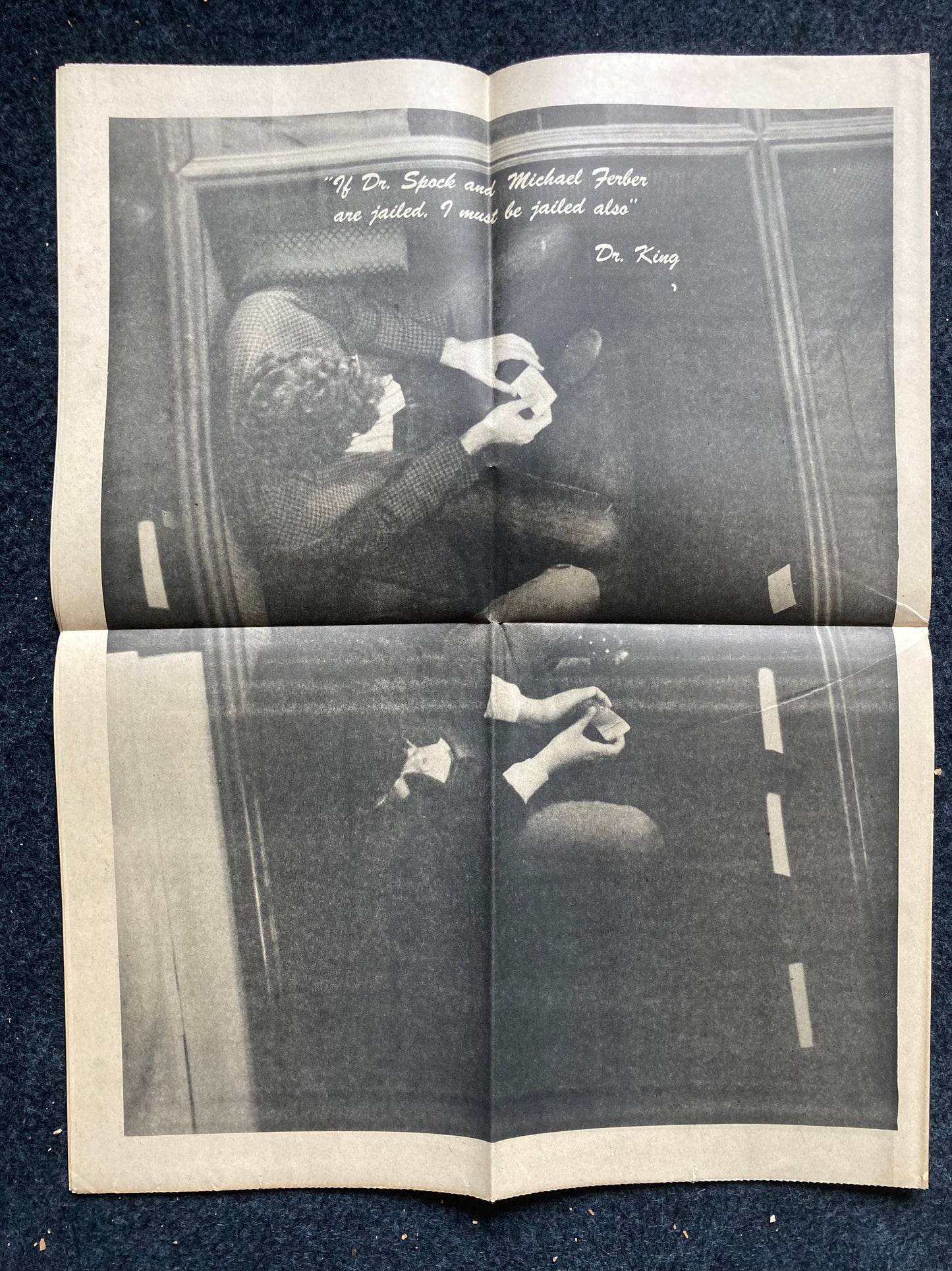 1968 Anti-War MLK Jr Assassination Memorial Newspaper - Vietnam War Resistance Newspaper - Underground Newspaper