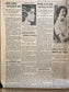 1935 Vaudeville Star Will Rogers Airplane Crash Death - 1935 Movie History Silent Film Stars - Original Vintage Newspaper